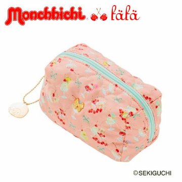 fafa「【モンチッチコラボ】NOELIA キルティングポーチ」(F) 【メール便送料198円対応可】の画像