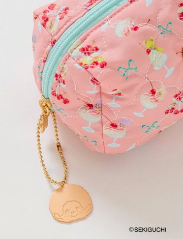 fafa「【モンチッチコラボ】NOELIA キルティングポーチ」(F) 【メール便送料198円対応可】の画像