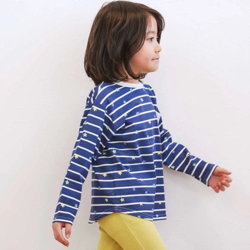 SLAP SLIP【スララク/防汚加工/オーガニックコットン】わくわくデザイン男の子長袖Tシャツ(80~130cm)【メール便送料198円対応】の画像