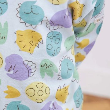 SLAP SLIP【スララク/防汚加工/オーガニックコットン】わくわくデザイン男の子長袖Tシャツ(80~130cm)【メール便送料198円対応】の画像