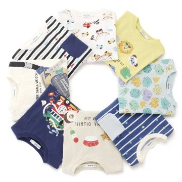 SLAP SLIP【スララク/防汚加工/オーガニックコットン】わくわくデザイン男の子長袖Tシャツ(80~130cm)【メール便送料198円対応】の画像