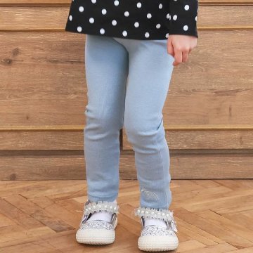 SLAP SLIP【スララク/防汚加工/オーガニックコットン】前後フリーで時短！パパパッと穿ける前向きパンツ(80~120cm)【メール便送料198円対応】の画像