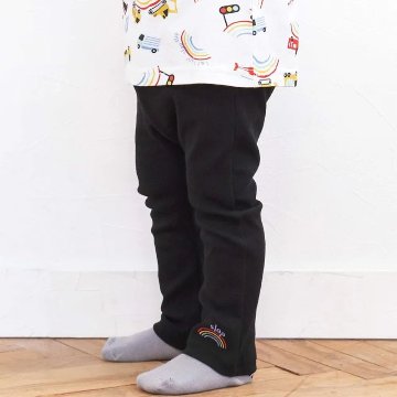 SLAP SLIP【スララク/防汚加工/オーガニックコットン】前後フリーで時短！パパパッと穿ける前向きパンツ(80~120cm)【メール便送料198円対応】の画像