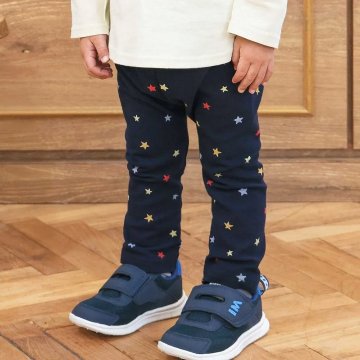 SLAP SLIP【スララク/防汚加工/オーガニックコットン】前後フリーで時短！パパパッと穿ける前向きパンツ(80~120cm)【メール便送料198円対応】の画像