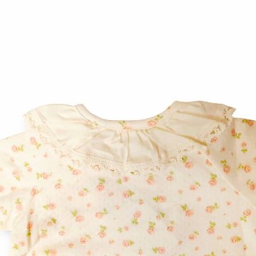 Souris(スーリー)「スタイ付きフラワーPt２WAYベビードレス」(F) 【メール便送料無料】の画像