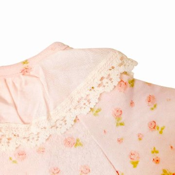 Souris(スーリー)「スタイ付きフラワーPt２WAYベビードレス」(F) 【メール便送料無料】の画像