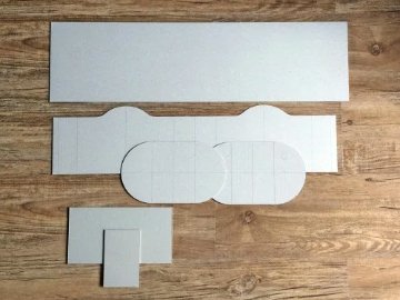 リモコンスタンド　カット済厚紙セットの画像