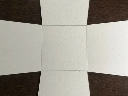 台形マルチボックス　カット済厚紙セットの画像
