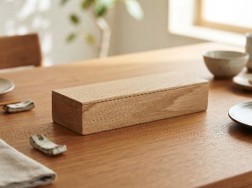 【カトラリー入れ】無垢　箸入れ　オーク　プレゼント　父の日　母の日　お誕生日の画像