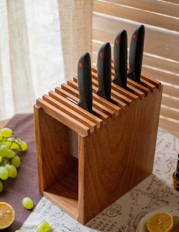 おすすめナイフホルダｰ/Knife holder - solid wood | Cherry/キッチンナイフの画像