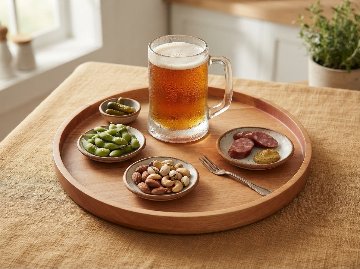 手作りのチェリー材を使用したキャッチオールボウル丸くて使いやすい トレイ　お皿にも　ブラックチェリー　天然木　お皿　オイル仕上げ　自然素材　おもてなしおしゃれなトレイの画像