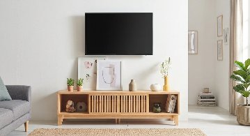 無垢テレビボード　格子引き戸　モダンなテレビ台　150㎝　お洒落なボード　パイン　オイル塗装　　送料無料の画像
