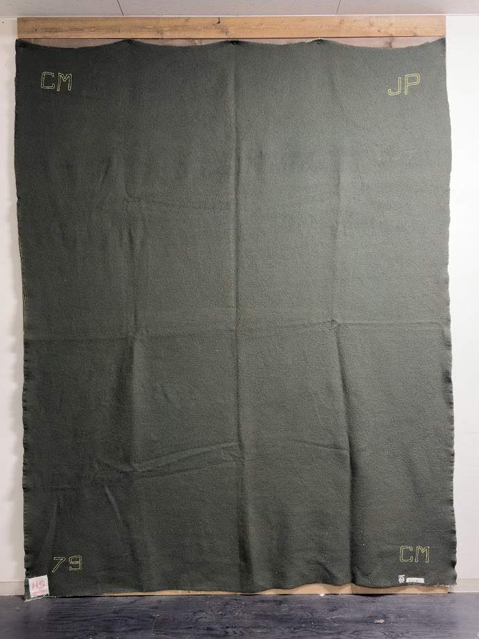【フランス軍？】ビンテージ・ミリタリーブランケットの画像