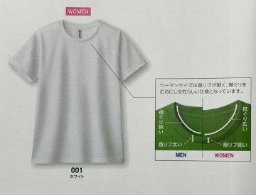 ドライTシャツ4.4オンス（やや薄手）吸汗・速乾・UVCUT・UPF20の画像