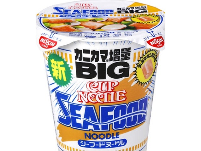 日清 ＢＩＧカップヌードル シーフード ×12 【全国送料無料】(一部地域別途)の画像