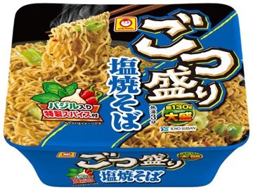 マルちゃん ごつ盛り 塩焼そば ×12 【全国送料無料】(一部地域別途)の画像