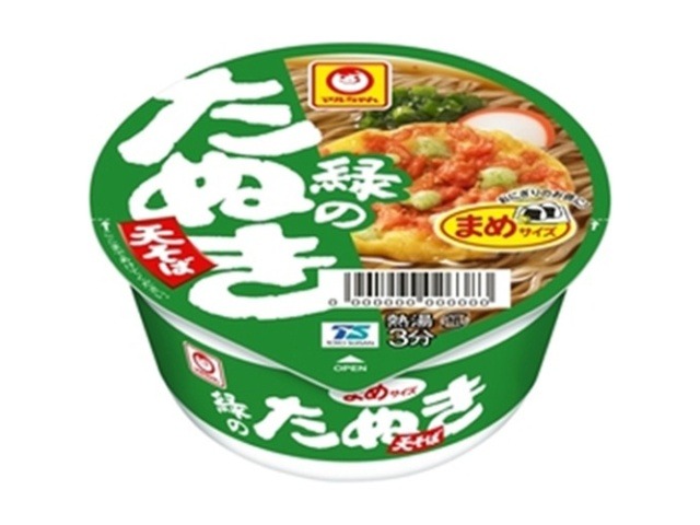 マルちゃん（豆）たぬき天そば ×12 【全国送料無料】(一部地域別途)の画像
