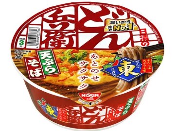 日清 どん兵衛 天ぷらそば   ×12 【全国送料無料】(一部地域別途)の画像