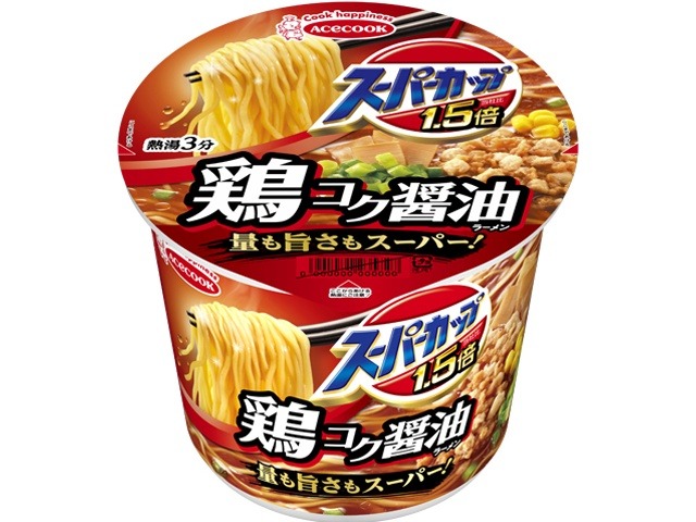 エース スーパーカップ しょうゆラーメン ×12 【全国送料無料】(一部地域別途)の画像