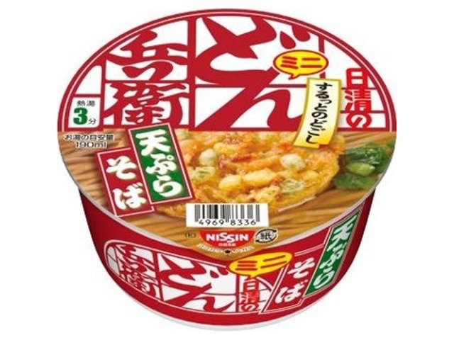 日清 どん兵衛 天ぷらそばミニ ×12 【全国送料無料】(一部地域別途)の画像