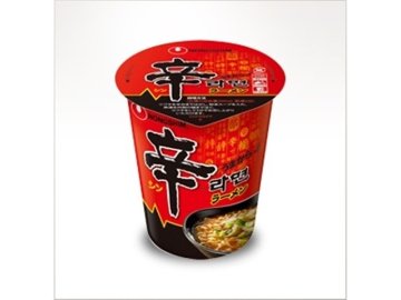 農心 辛ラーメンカップ   ×24 【全国送料無料】(一部地域別途)の画像