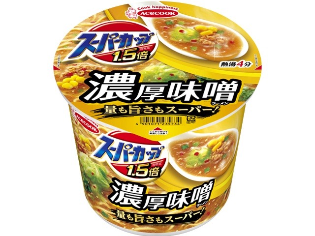エース スーパーカップ みそラーメン ×12 【全国送料無料】(一部地域別途)の画像
