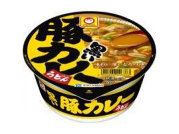 マルちゃん 黒い豚カレーうどん  ×12 【全国送料無料】(一部地域別途)の画像