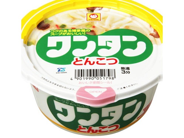 マルちゃん ワンタン とんこつ   ×12 【全国送料無料】(一部地域別途)の画像