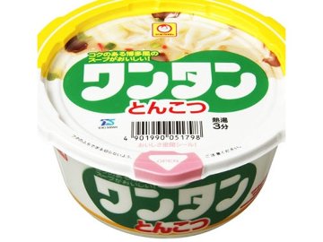 マルちゃん ワンタン とんこつ   ×12 【全国送料無料】(一部地域別途)の画像