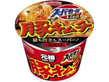 エース スーパーカップ豚キムチラーメン ×12 【全国送料無料】(一部地域別途)の画像