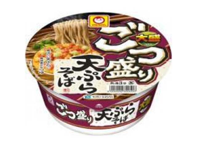 マルちゃん ごつ盛り 天ぷらそば ×12 【全国送料無料】(一部地域別途)の画像