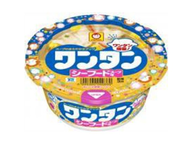 マルちゃん ワンタン シーフードスープ味 ×12 【全国送料無料】(一部地域別途)の画像