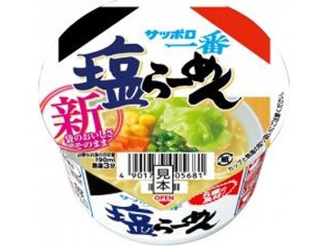 サッポロ一番 塩らーめんミニどんぶり ×12 【全国送料無料】(一部地域別途)の画像