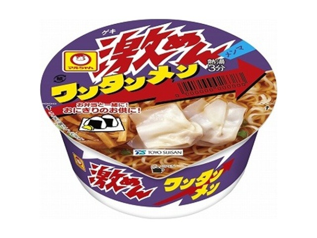 マルちゃん まめ激めん ワンタンメン   ×12 【全国送料無料】(一部地域別途)の画像