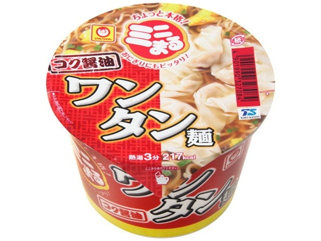 マルちゃん ミニまる コク醤油ワンタン麺 ×12 【全国送料無料】(一部地域別途)の画像