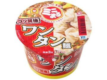 マルちゃん ミニまる コク醤油ワンタン麺 ×12 【全国送料無料】(一部地域別途)の画像