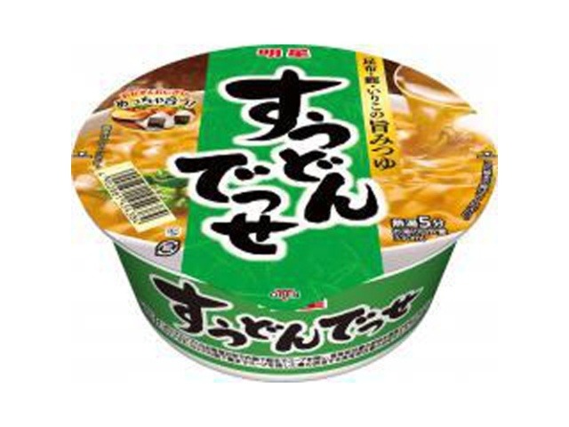 明星 すうどんでっせ ６７ｇ ×12 【全国送料無料】(一部地域別途)の画像