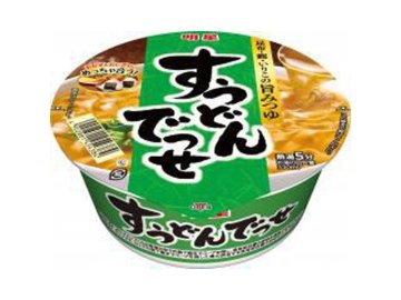 明星 すうどんでっせ ６７ｇ ×12 【全国送料無料】(一部地域別途)の画像