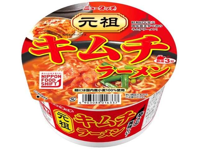 ニュータッチ 元祖キムチラーメン ×12 【全国送料無料】(一部地域別途)の画像