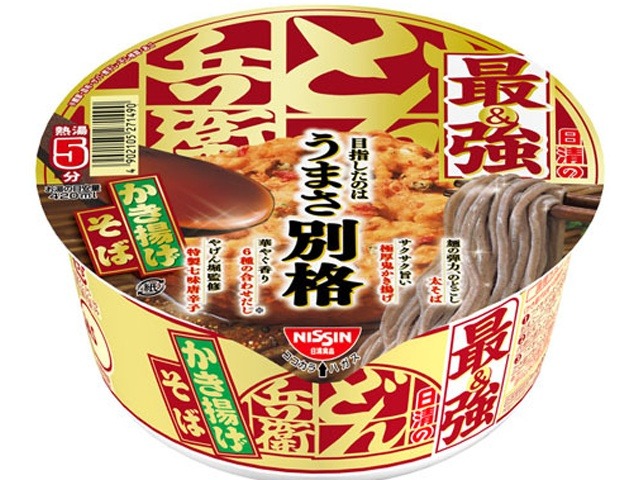 日清 最強どん兵衛 かき揚げそば ×12 【全国送料無料】(一部地域別途)の画像