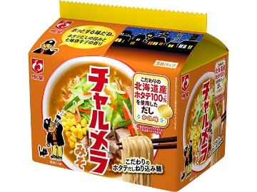 明星（袋５食）チャルメラ みそ ×6 【全国送料無料】(一部地域別途)の画像