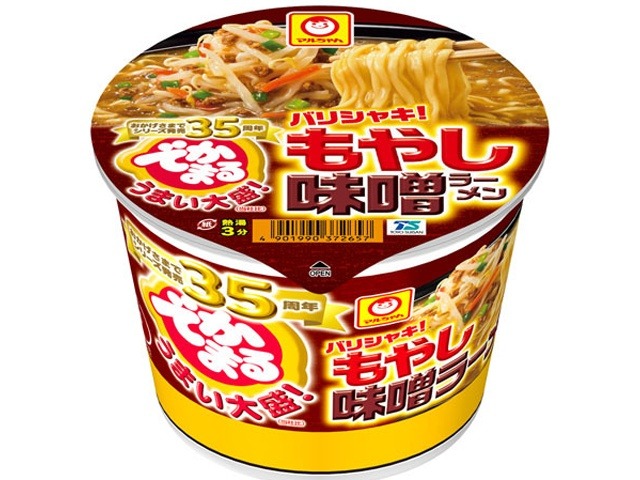 マルちゃん でかまるバリシャキもやし味噌 ×12 【全国送料無料】(一部地域別途)の画像