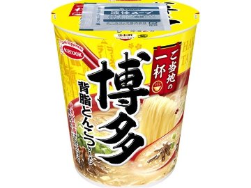エース ご当地の一杯 博多背脂とんこつラーメン ×12 【全国送料無料】(一部地域別途)の画像