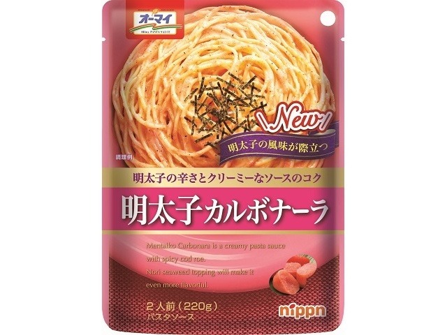 オーマイ 明太子カルボナーラ ２２０ｇ ×24 【全国送料無料】(一部地域別途)の画像