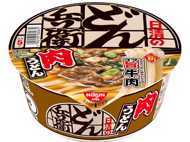 日清 どん兵衛 肉うどん ×12 【全国送料無料】(一部地域別途)の画像