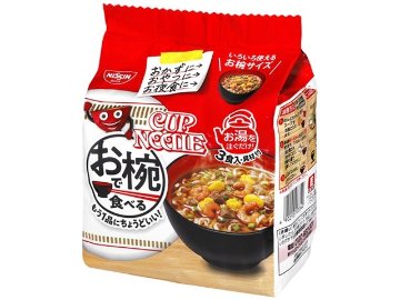 日清 お椀で食べるカップヌードル３食パック  ×9 【全国送料無料】(一部地域別途)の画像