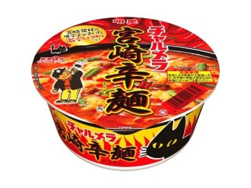 明星 チャルメラどんぶり 宮崎辛麺 ×12 【全国送料無料】(一部地域別途)の画像