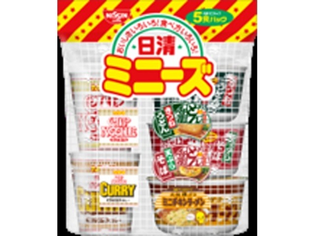 日清 ミニーズ ×6 【全国送料無料】(一部地域別途)の画像
