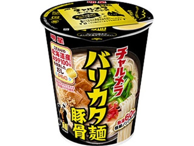 明星 チャルメラカップ バリカタ豚骨   ×12 【全国送料無料】(一部地域別途)の画像