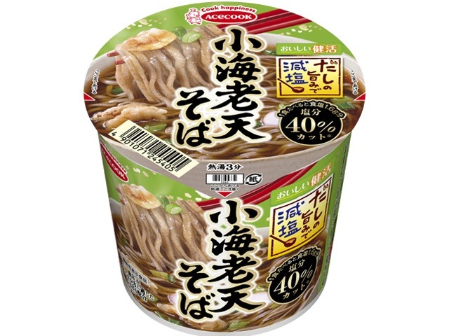 エース だしの旨みで減塩小海老天そば ×12 【全国送料無料】(一部地域別途)の画像